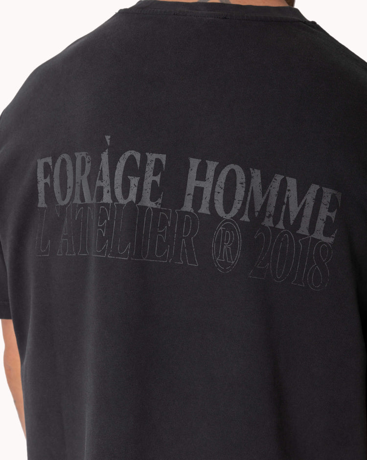 Relaxed Homme L'atelier T-Shirt (washed gray)