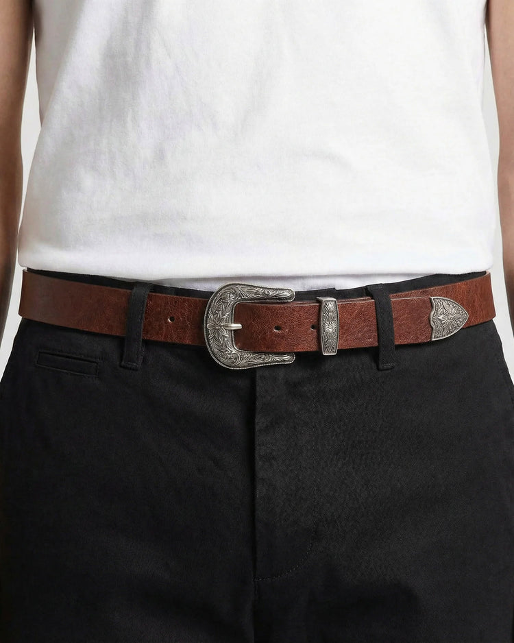 Western Belt (Vintage Brown)