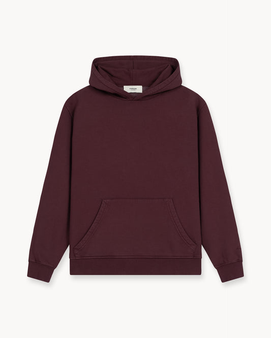 Blank Hoodie (Washed Bordeaux)