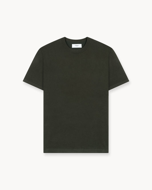 Blend Knit T-Shirt (Dark Olive)