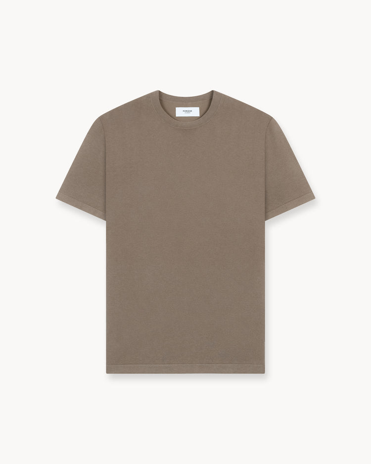 Blend Knit T-Shirt (Mocca)