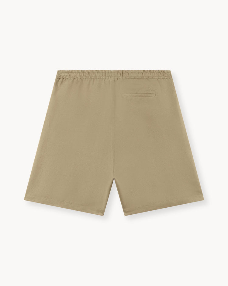 Linen Shorts (Khaki)