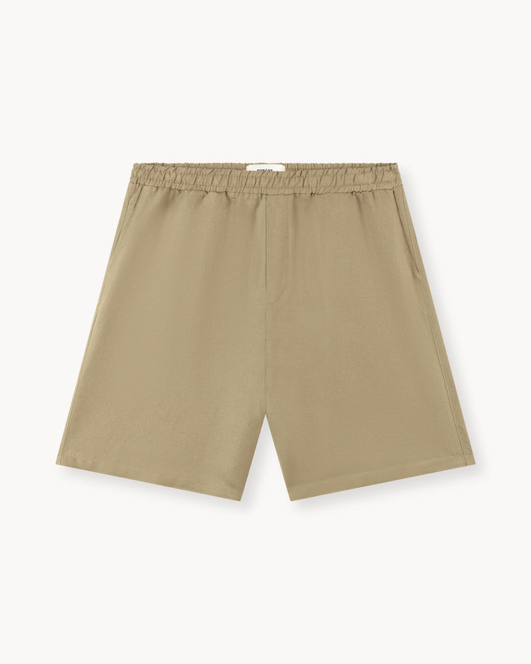 Linen Shorts (Khaki)