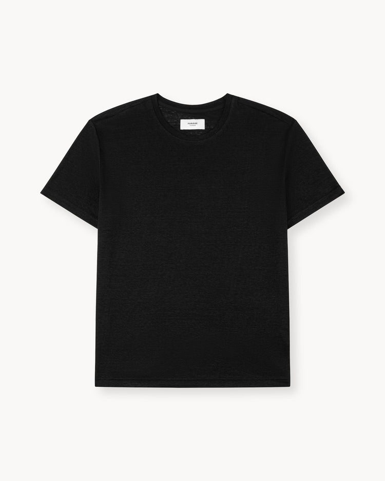 Linen T-Shirt (black)