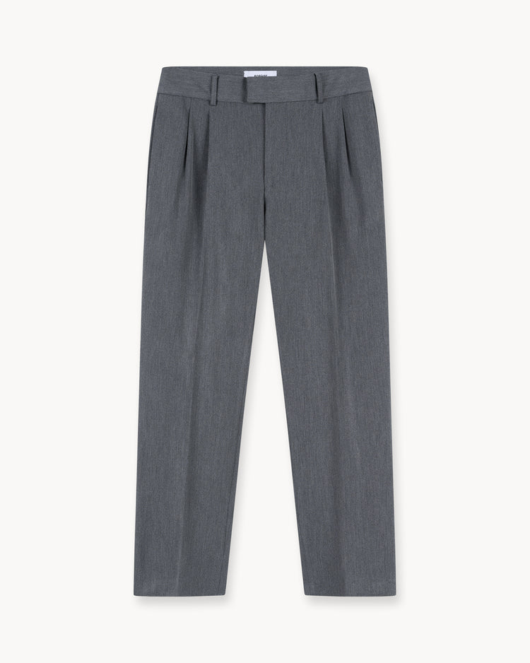 Suit Pants Loose Fit (Mid Grey)