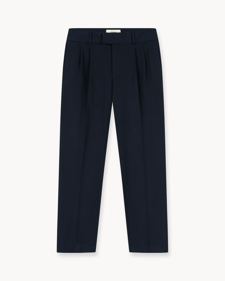 Suit Pants Loose Fit (Navy)
