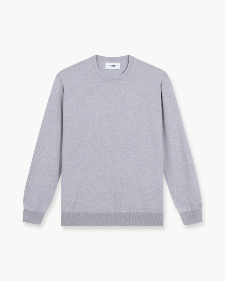 Merino Crewneck (Light Grey)
