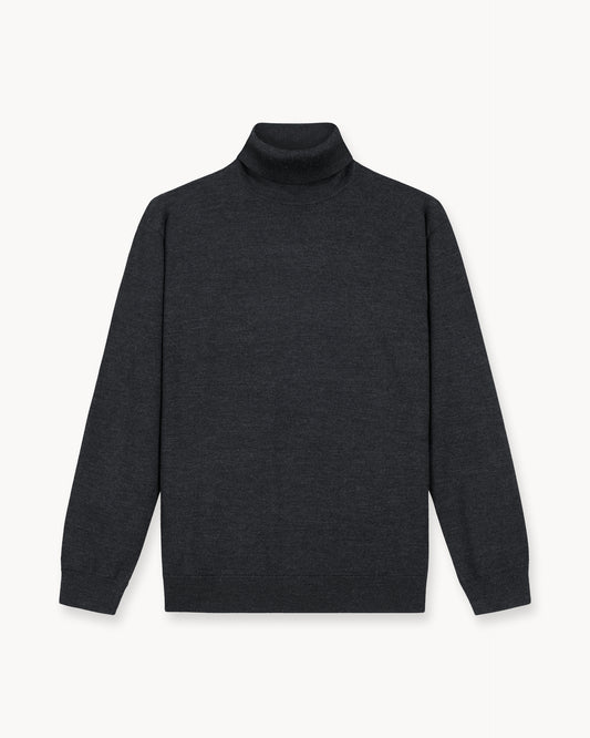 Merino Turtleneck (Dark grey)