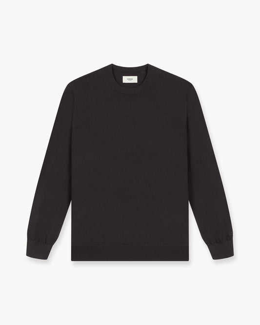 Merino Crewneck (Dark Brown)