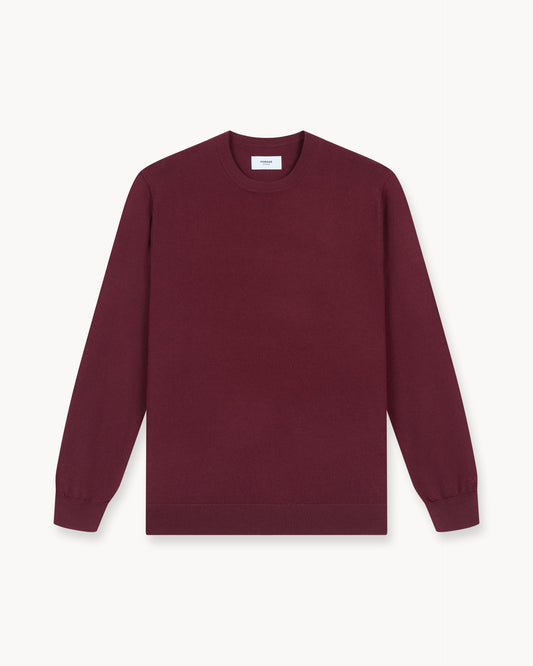 Merino Crewneck (Oxblood)