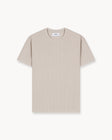 Plissee T-Shirt (Sand)