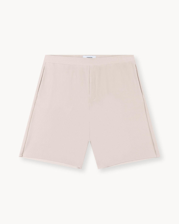 Plissee Shorts (nude)