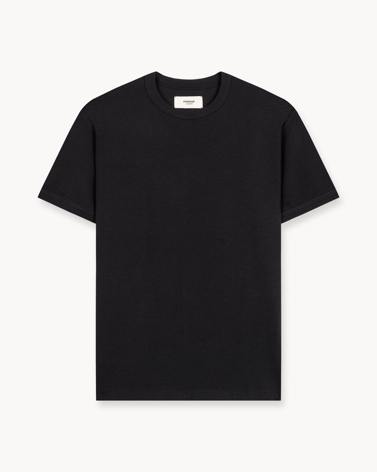 Ribbed T-Shirt (black)