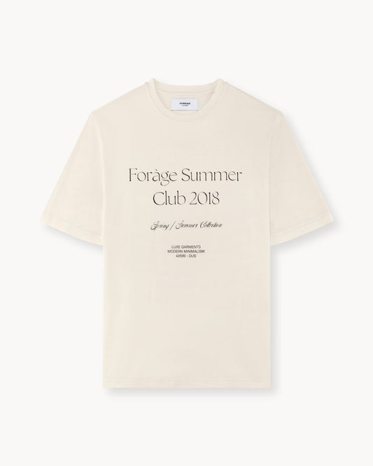 Summer Club T-Shirt (Dusty white)