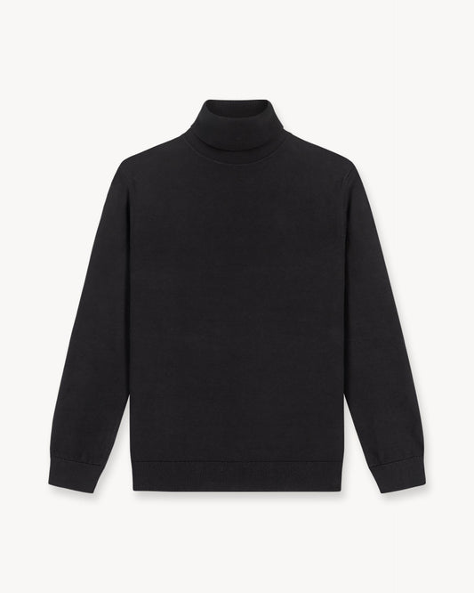 Light Knit Turtleneck (black)