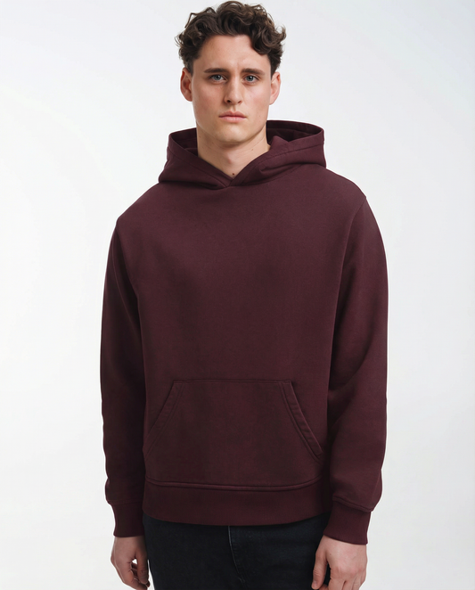 Blank Hoodie (Washed Bordeaux)