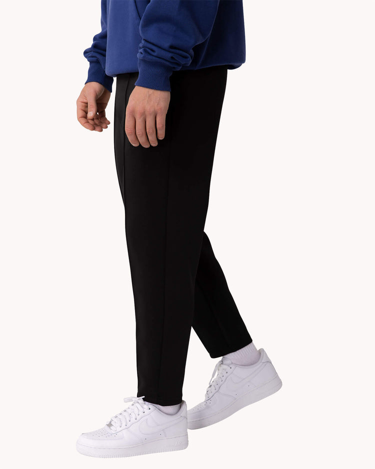 Cropped Trousers (Black)