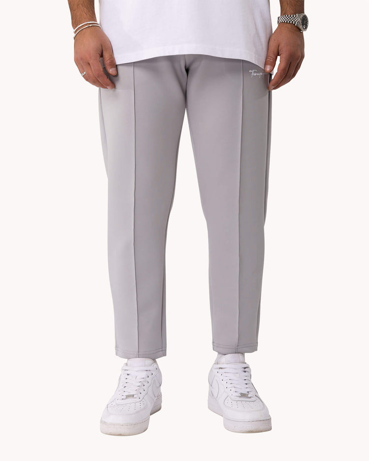 Cropped Trousers (Grey)