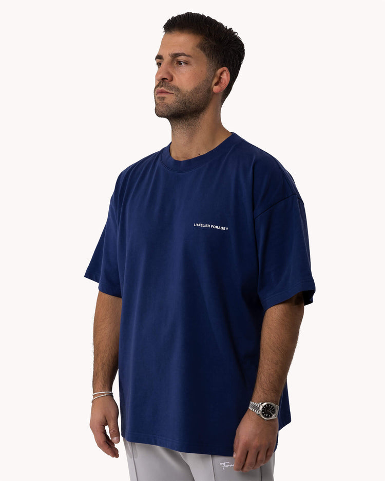 Oversize T-Shirt (Indigo Blue)