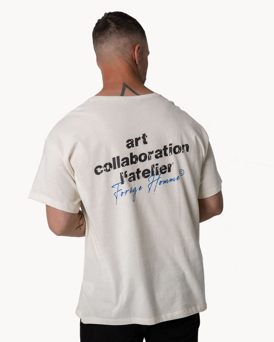 Relaxed T-Shirt Art Collab Cream